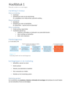 Samenvatting Principes van Marketing Hoofdstuk 1