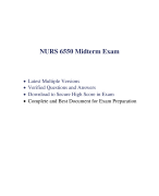 NURS 6550 Midterm Exam (2 Versions, 200 Q & A, Latest-2023) / NURS 6550N Midterm Exam / NURS6550 Midterm Exam / NURS-6550N Midterm Exam: Walden University |100% Correct Q & A|