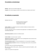 Samenvatting theorie C#