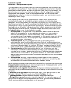 Samenvatting basisboek logistiek 