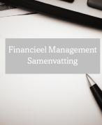 Financieel Management Samenvatting