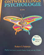 Ontwikkelingspsychologie hoofdstuk 1 samenvatting