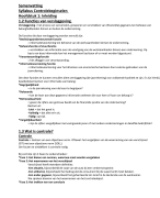 Samenvatting controlebeginselen (syllabus, dictaat en boek bedrijfseconomie), CB 