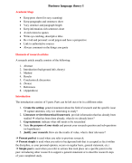 Samenvatting tentamenstof Bedrijfstaaltheorie I