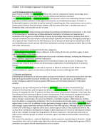 Biological Psychology (Biologische Grondslagen van het Gedrag)