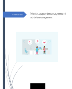 Next supportmanagement HBO module opdracht | 7.5