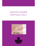 Port folio fase 2 HBO | behaald