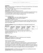 Economie module 6 samenvatting