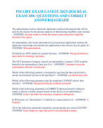 WEBCE FINAL EXAM LATEST 2023 REAL EXAM 100 QUESTIONS AND ANSWERS WITH RATIONALES(VERIFIED ANSWERS)