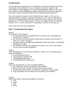 oefententamen P4 small Business en Retail Marketing 