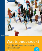 Samenvatting Wat is onderzoek