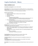 Samenvatting Capita Strafrecht Mevis (2013)