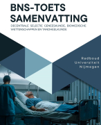 BNS-toets samenvatting - Decentrale selectie geneeskunde, biomedische wetenschappen en tandheelkunde aan de Radboud Universiteit Nijmegen 2025