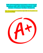 CON 2370 Simplified Acquisition Actual Exam Questions with 100% Correct Answers | 2023 Version | Professor Verified | Graded A+