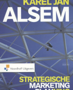 Strategische marketingplanning Samenvatting 
