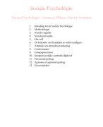 PB0012 Sociale psychologie