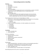 Samenvatting Preventie en bestraffing