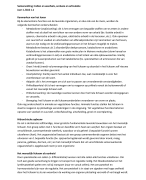 Samenvatting tentamen cellen en weefsels