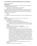 Samenvatting tentamen immunologie, gezondheidzorgstelsel en parodontologie