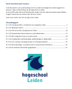 Uitwerking LtLt lessen BAS 4 Artrose heup & knie (Hogeschool Leiden)