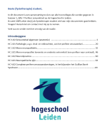 Samenvatting hoorcolleges BAS 7 Perifeer zenuwletsel (Hogeschool Leiden)