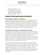 Samenvatting alle kenmerkende aspecten (Tijdvak 1 t/m 10)