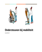 Leereenheid 5 - Ondersteunen bij Mobiliteit