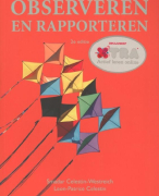 Observeren en rapporteren Samenvatting 