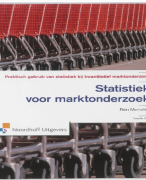 Statistiek voor Marktonderzoek Samenvatting 