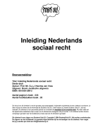 Inleiding Nederlands sociaal recht Samenvatting 