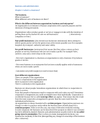 business and administration 
