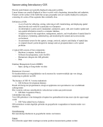 Beknopte samenvatting Ruimtelijke Informatiekunde 1: data & cartografie